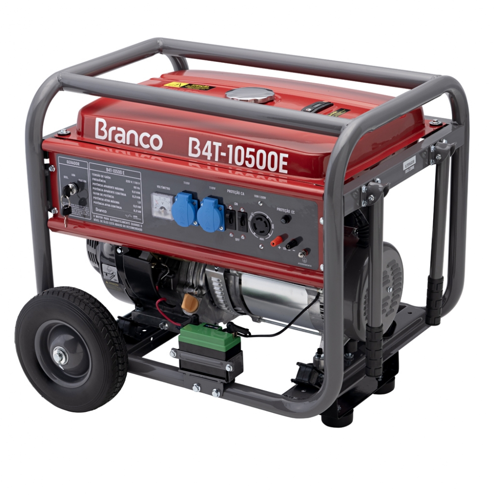 Gerador Gasolina 9kVA 9000W Partida Elétrica B4T-10500E