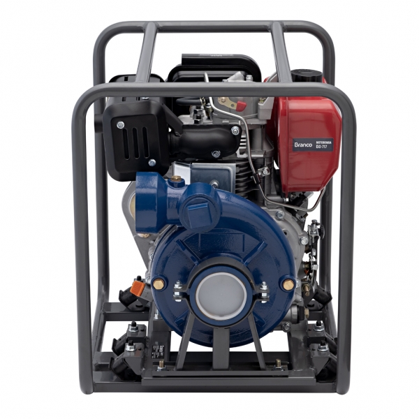 Motobomba Diesel 13cv 3 Pol Bd-717 Branco Motores Centrifuga