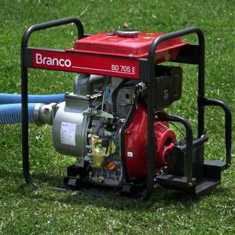 Motobomba Diesel Autoescorvante BD-705 Branco