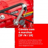 Motocultivador Micro Trator Kawashima MCG780D Gasolina 7HP 800mm 24 Lâminas