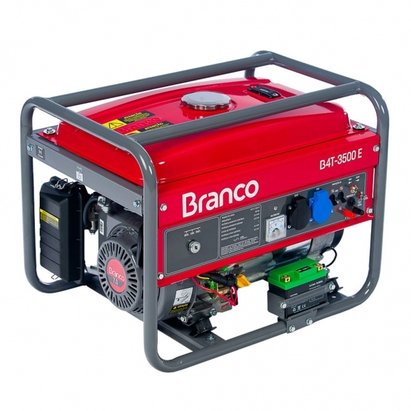 Gerador à Gasolina portátil 3,5 kVA Monofasico 7cv B4T-3500