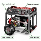 Gerador Gasolina Partida Elétrica 8000W Briggs Stratton