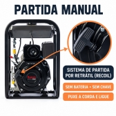 Motobomba Branco BD 716 XS Diesel Partida Manual 53 MCA