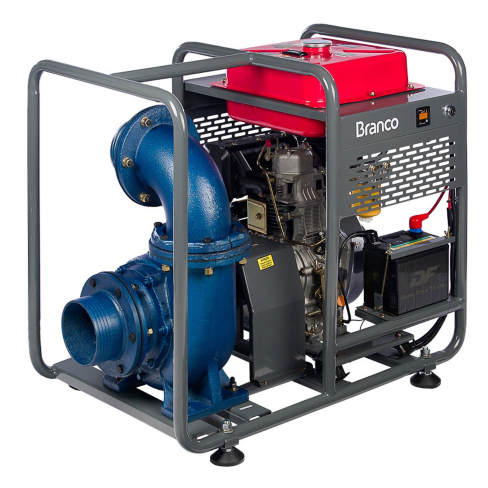 Motobomba Diesel 13cv 6 Pol 180m3/h Partida Elétrica Bd-720e