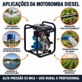 Motobomba Branco BD 716 XS Diesel Partida Manual 53 MCA