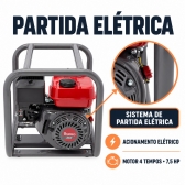 Motobomba Branco B4T-711E Gasolina 7,5HP Partida Elétrica