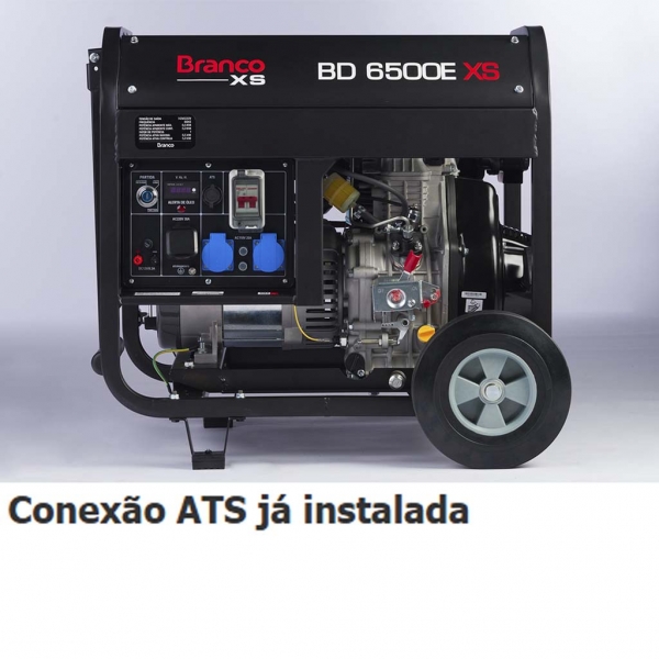 GERADOR A DIESEL BD 6500E XS
