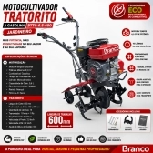 Motocultivador Tratorito a Gasolina BTTG-6.5-600 Jardineiro