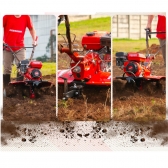 Motocultivador Micro Trator Kawashima MCG780D Gasolina 7HP 800mm 24 Lâminas