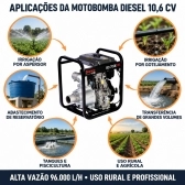 Motobomba Branco BD 700 XS Diesel 10,6CV Autoescorvante