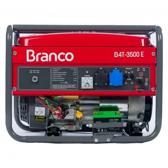 Gerador à Gasolina portátil 3,5 kVA Monofasico 7cv B4T-3500