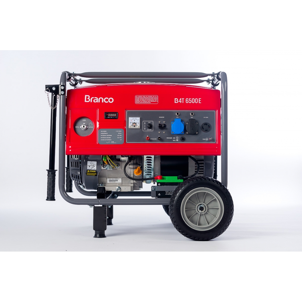 GERADOR A GASOLINA Monofásico  5,0 kVA B4T-6500 E