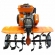 MOTOCULTIVADOR A GASOLINA 4T 212cc 7HP COM LAMINAS CULTIVADORAS VMC700 VULCAN TRENT