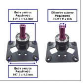 ADAPTADOR PARA TOMADA DE FORÇA BTTD10 e BTTG15 Branco