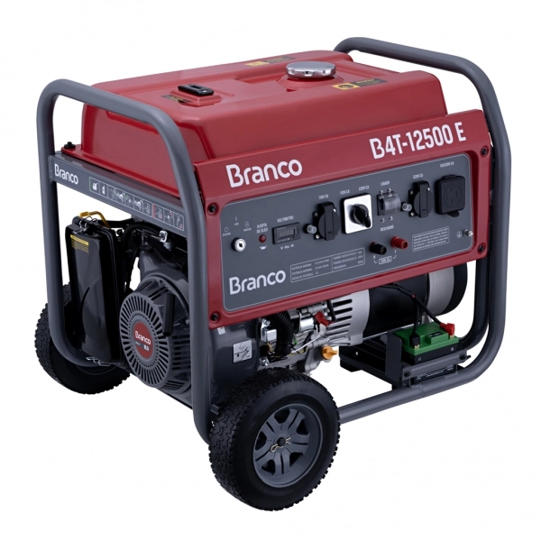 Gerador de Energia Branco B4T-12500 E 10 kVA 110/220V