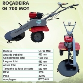 Motocultivador com Roçadeira Frontal Tratorito BTTG6.5
