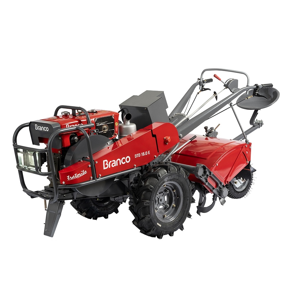 Microtrator Diesel BTD-18.0 E - 1000 com Enxadas Rotativas | 18cv com Partida Elétrica e Manual