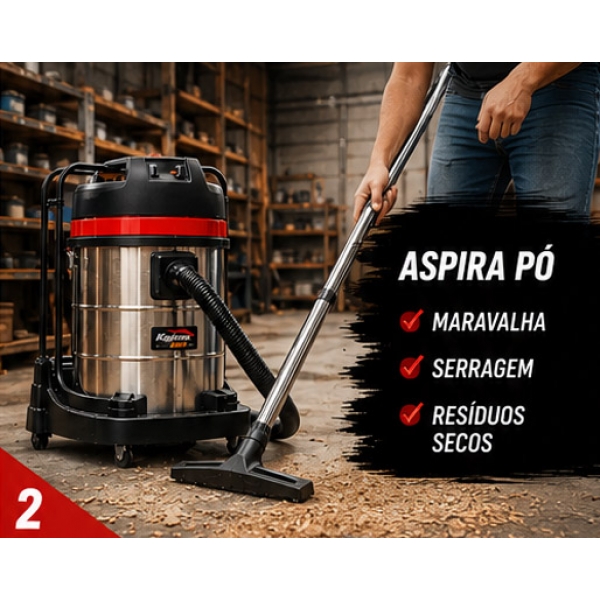 Aspirador Grande Porte Pó E Líquidos A80VX Kajima